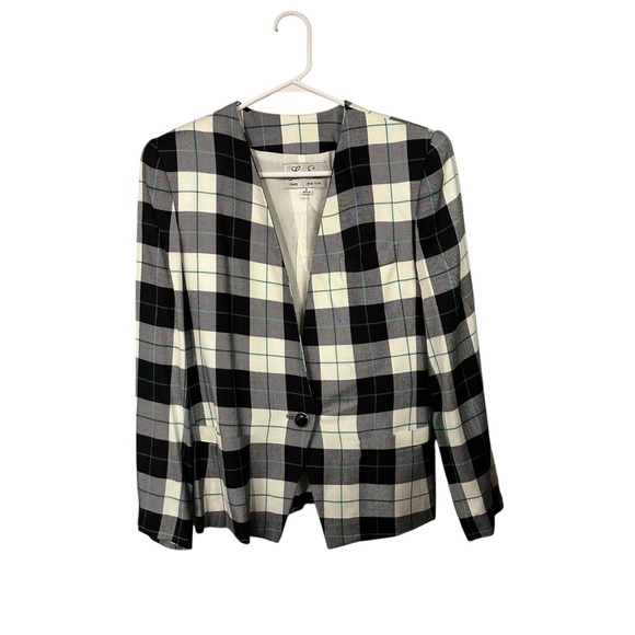 STYLE BUNDLE Women’s Vintage Bold Colorful Blazer Dress Shirt Print Red BW M L - Picture 5 of 16